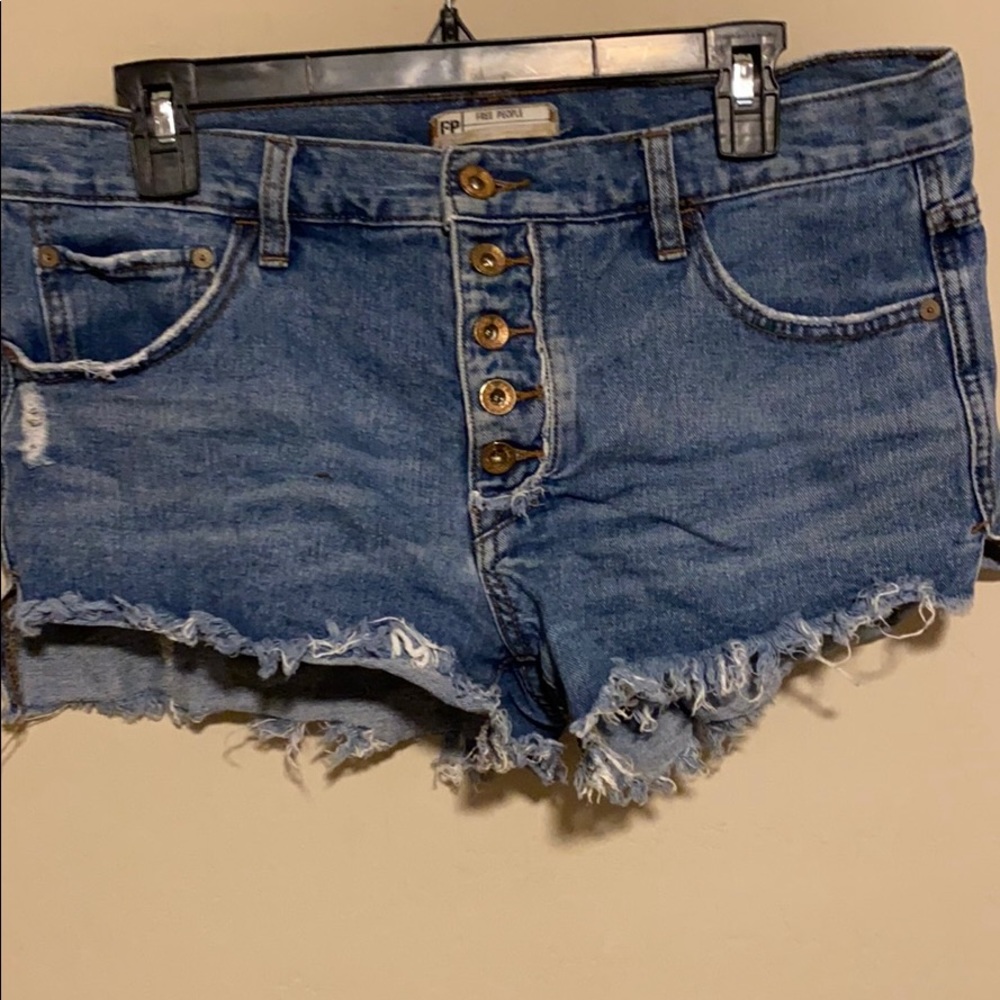Free People Jean Shorts
